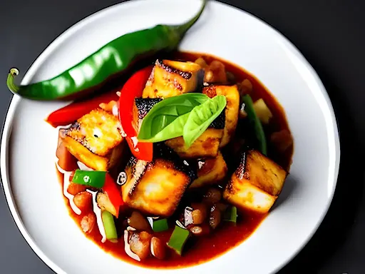 Chilli Paneer Dry [8 Pieces]