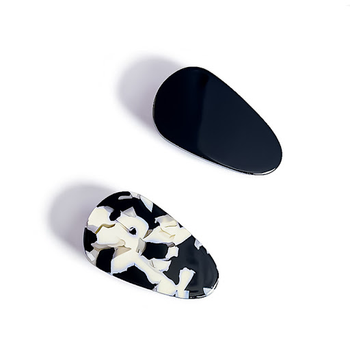 Title 5, Simple acetate small cute girl bang clip, keeps...