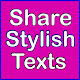 Share Stylish Fonts Texts in Social Media Download on Windows