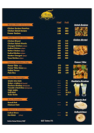 Shahi Mehfil Restaurant menu 1