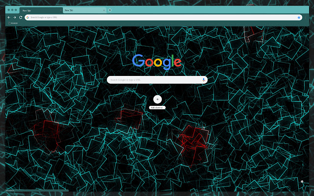 Geometric abstraction chrome extension