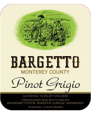 Logo for Bargetto Monterey Pinot Grigio