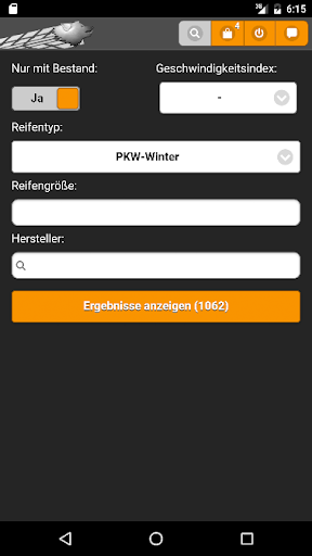 Screenshot Reifen Center Wolf