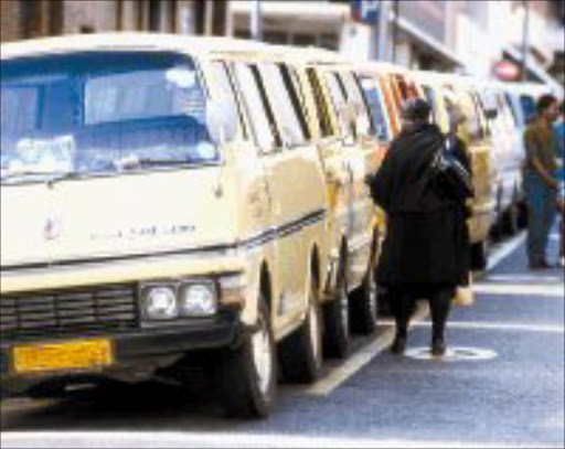 CHEAPER: CHOICE: Travelling by taxi could soon become a more viable option for commuters. © Sowetan.