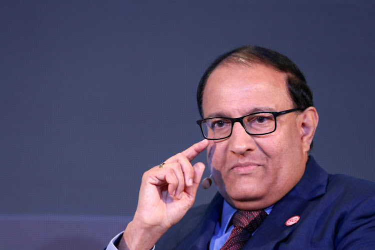 S. Iswaran, Singapore's minister for communications and information, listens during the Bloomberg Sooner Than You Think technology forum in Singapore, on Thursday, September 5, 2019. As the US-China trade war rages, companies are still working together on critical artificial intelligence advances across geographical boundaries, Iswaran said. Picture: BLOOMBEG/PAUL MILLER