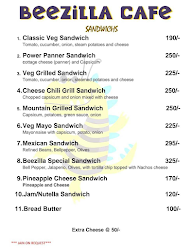 Beezilla Cafe menu 5