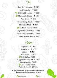 Earthling's Cafe menu 1