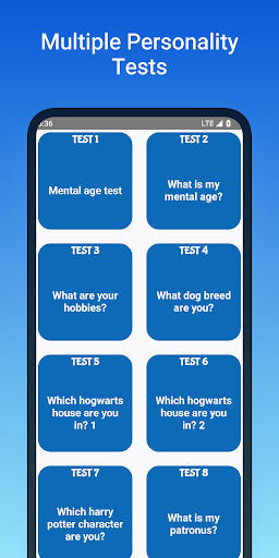 Screenshot Mental Age Test