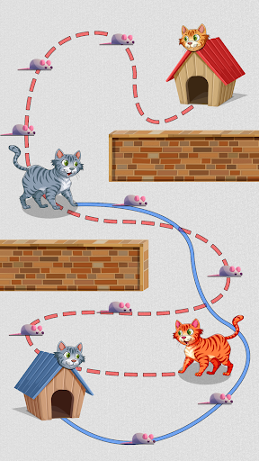 Screenshot Draw To Save Cat - Dot To Dot