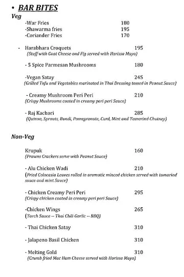 The Rustle Nest - Bakery & Bistro menu 