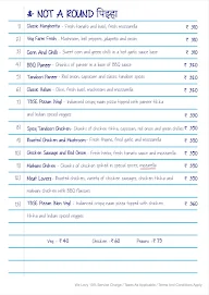 The Bar Stock Exchange menu 6