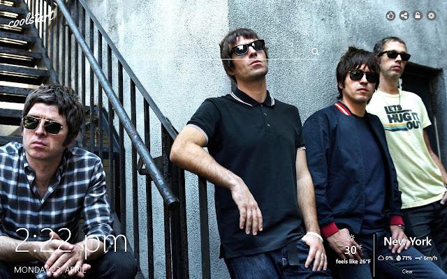 Oasis HD Wallpapers Rock Music New Tab Theme