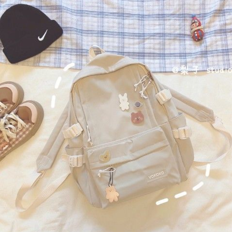 Harajuku Ulzzang Ranac Velikog Kapaciteta Wild Backpack Ins Wind, Moderan i Funkcionalan, Idealno za Svakodnevnu Upotrebu, Prostran