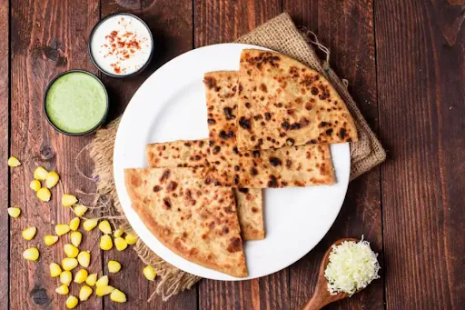 Corn Cheese Paratha