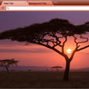 African Safari Sunset Chrome extension download