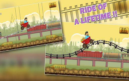 Speedy Gold Miner : Rail Rush