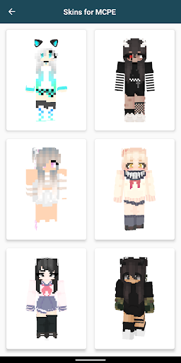 Screenshot Girls Skins for Minecraft PE