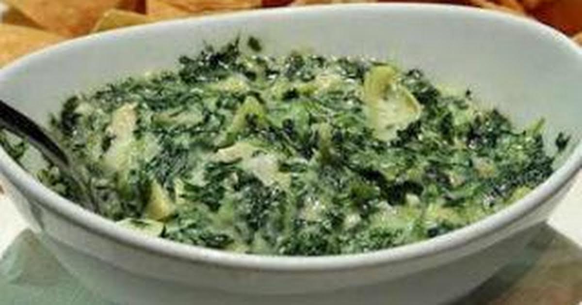 Hot Spinach Artichoke Dip (Weight Watchers) | Just A Pinch Recipes