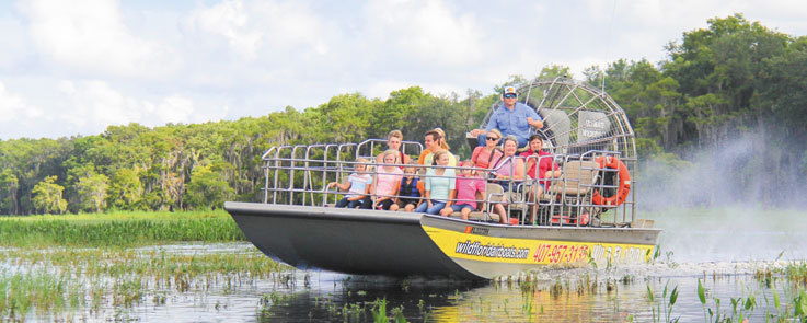 Wild Florida airboats