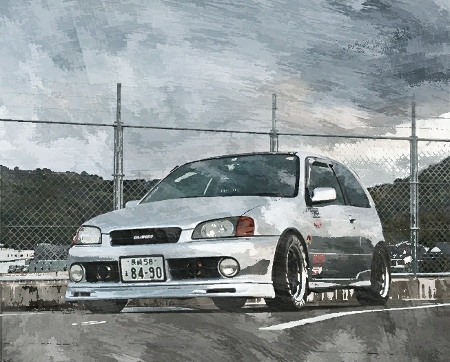 スターレットのおはようございますに関するカスタム事例の投稿画像2枚目