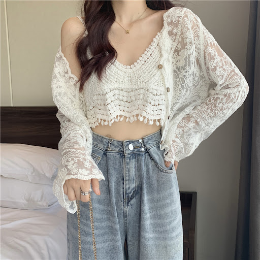 Title 9, Womens Crocheted Two-piece Set Summer New West...