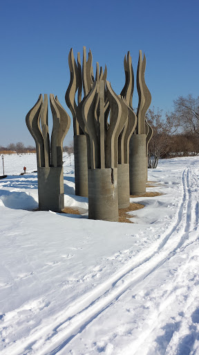 Sculpture at Parc Rene-Levesque