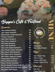 Bappa's Cafe And Fast Food menu 1