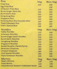 Thai Chin menu 1