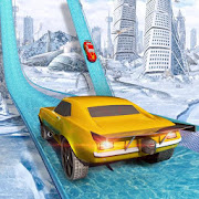 Impossible Stunts Car Mega Ramp Ice Racing  Icon