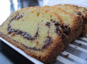 Nutella Swirl Pound Cake