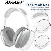 Vỏ Bọc Hdoorlink Bảo Vệ Tai Nghe Airpods Max Bằng Silicone Tpu Mềm Trong Suốt Chống Trầy Xước