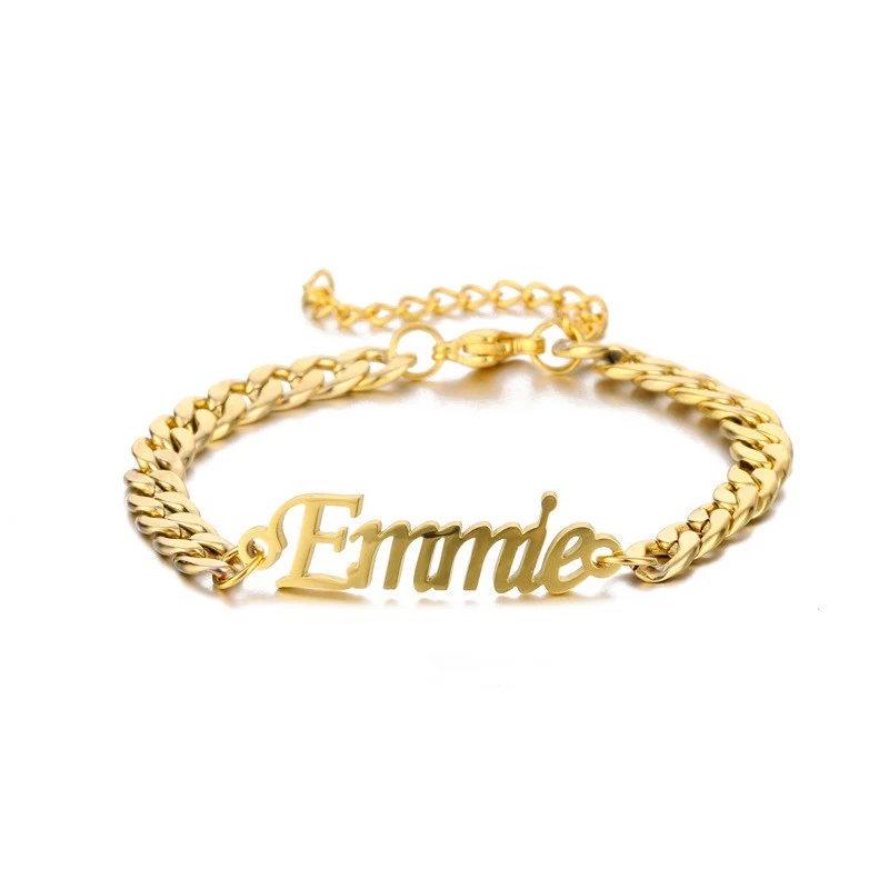 Title 4, Bracelet Classique Homme Chaîne Cubaine 4mm Aci...