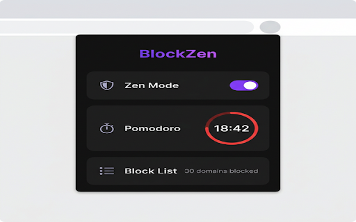 BlockZen screenshot 2