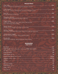 Kinara Village menu 1