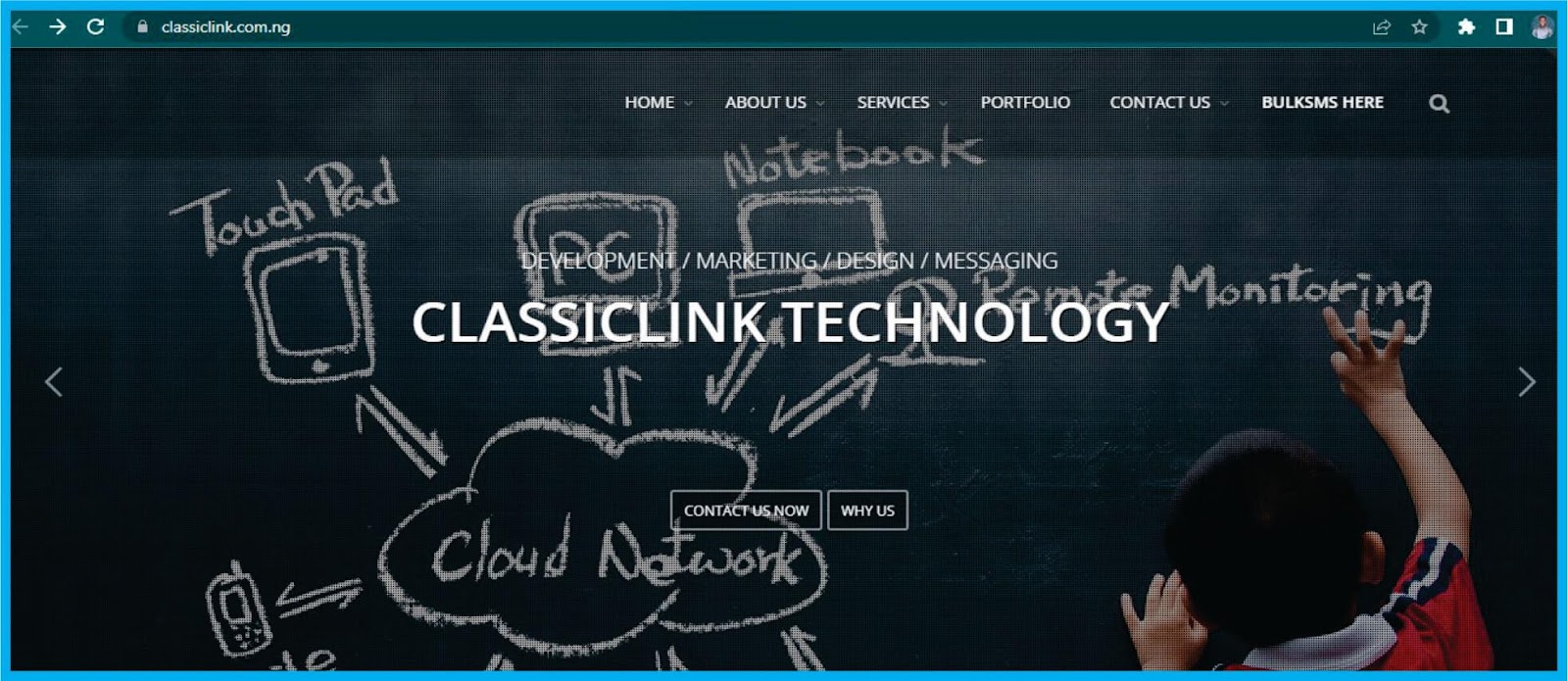 Classiclink web design company Lagos