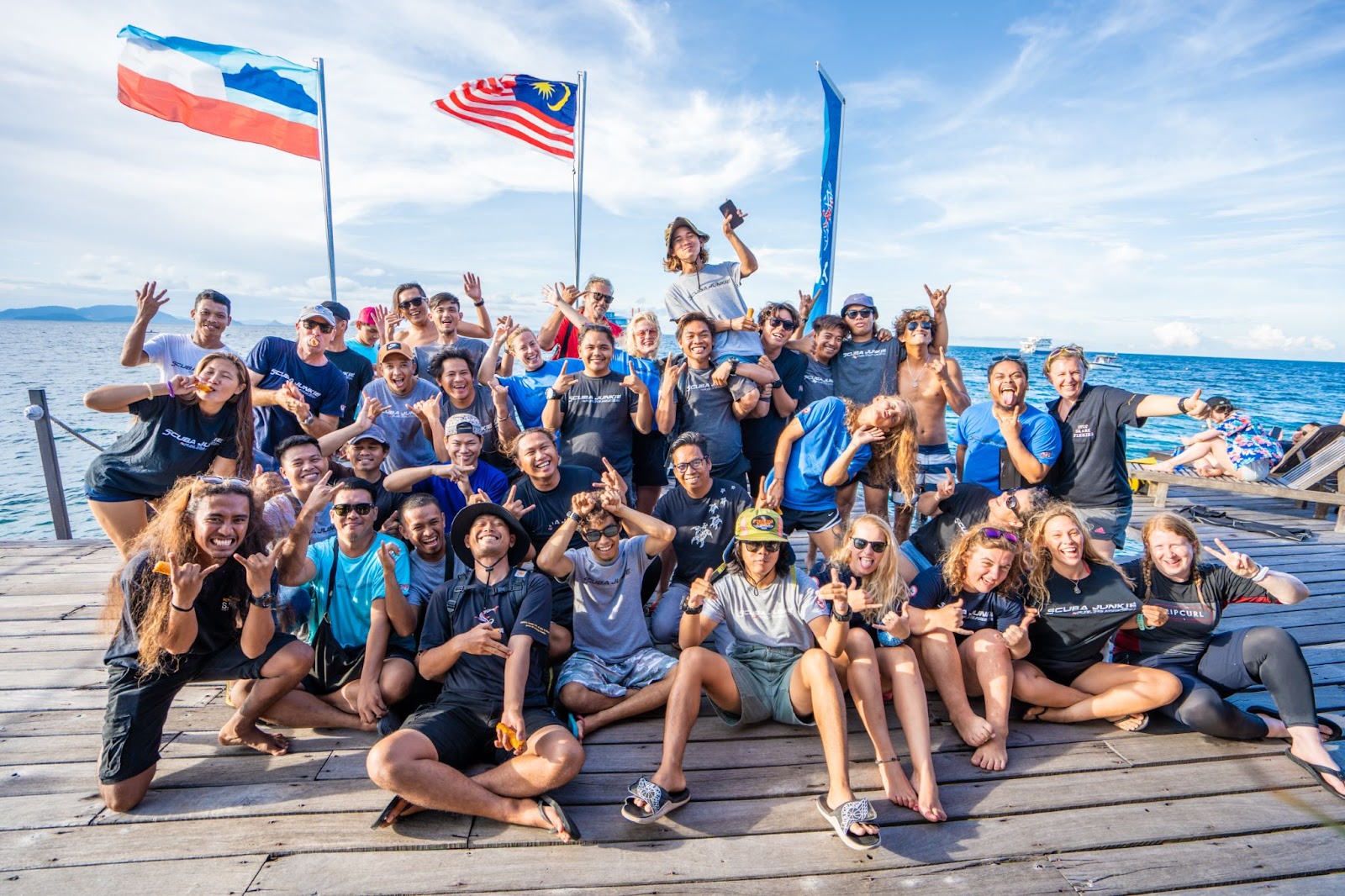 Team Scuba Junkie in Malaysia