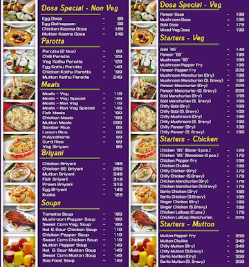 Day2Day Restaurant menu 