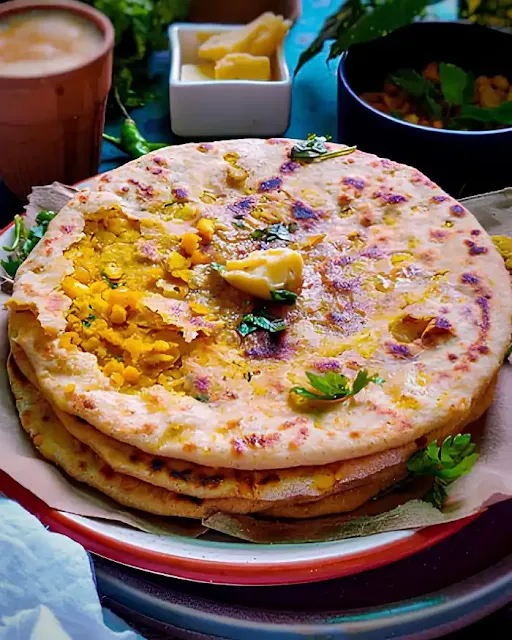 Tawa Aloo Chana Dal Parantha