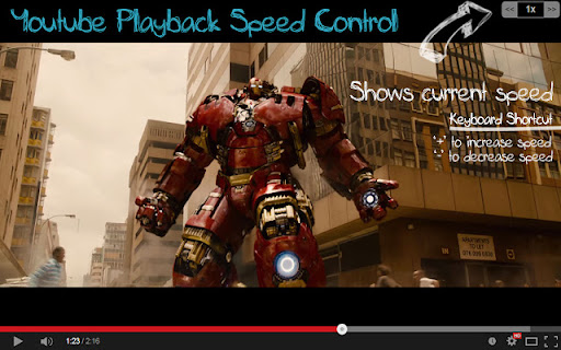 Just Youtube Playback Speed Control