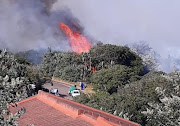 Fires which ravaged parts of the KwaZulu-Natal south coast subsided on Wednesday evening. This photo was taken inside San Lameer Estate on July 24 2019.