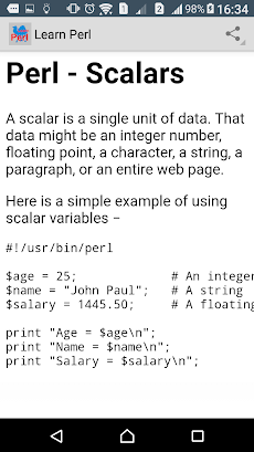 Learn Perl Programming Easyのおすすめ画像2
