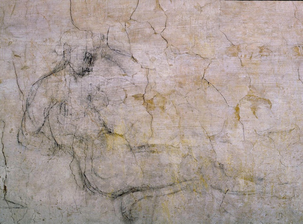 Os desenhos escondidos de Michelangelo