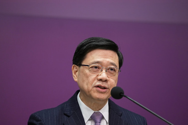 Hong Kong chief executive John Lee. Picture: LAM YIK/REUTERS