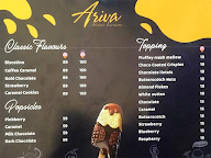 Ariva Artisan Icecreams menu 3