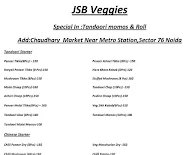 JSB Veggies menu 4