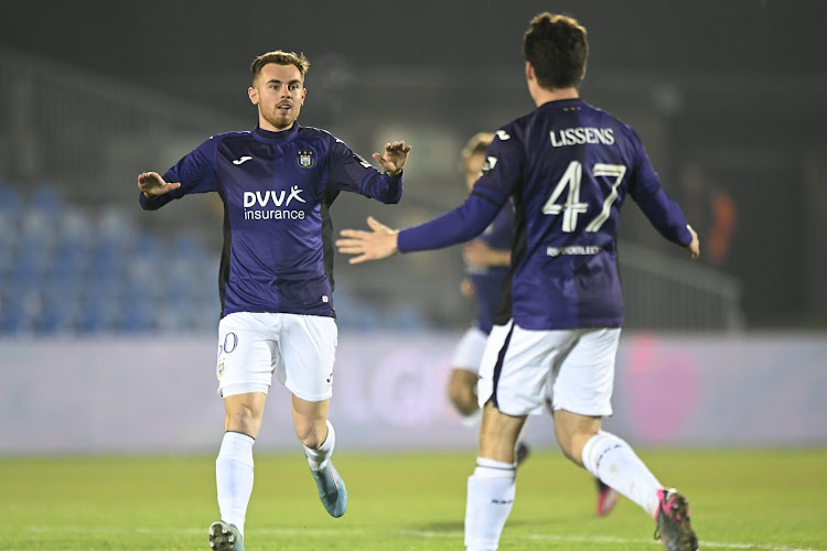 Les jeunes d'Anderlecht accrochés par un club de D2 ACFF