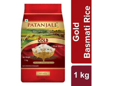 Patanjali Basmati Rice - Gold - 1 kg