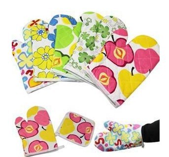 Title 2, Two-Piece Cotton Heat Insulation Gloves, Thicke...