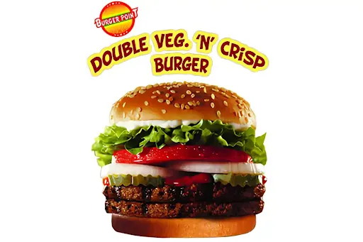 Double Veg N Crisp Burger