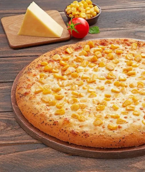 Cheesy Corn Pizza